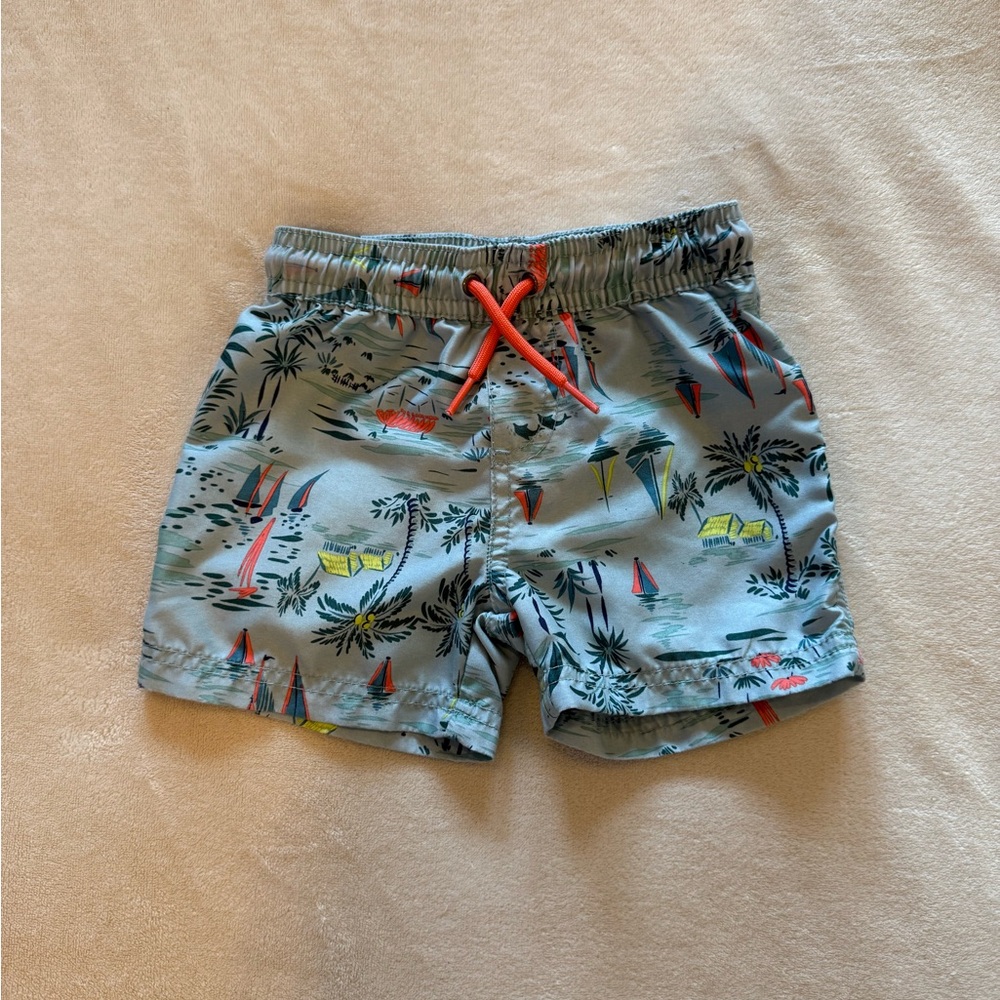 Carter's tropical toddler boy swim trunks